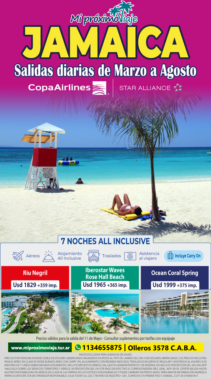 JAMAICA VOLANDO CON COPA AIRLINES